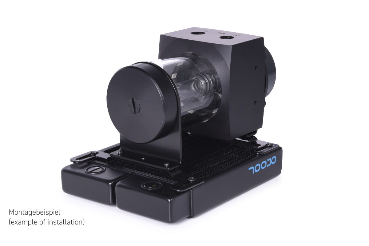 Alphacool Core 100 Aurora reservoir acetal/acrylic with Apex pump : image 4