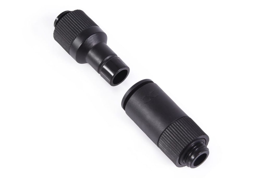 Alphacool ES quick release coupling set G1/4 AG/AG - PushIn Industry Version