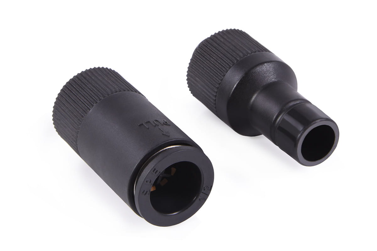 Alphacool ES quick release coupling set G1/4 AG/AG - PushIn Industry Version