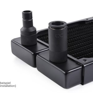 Alphacool ES quick release coupling set G1/4 AG/AG - PushIn Industry Version