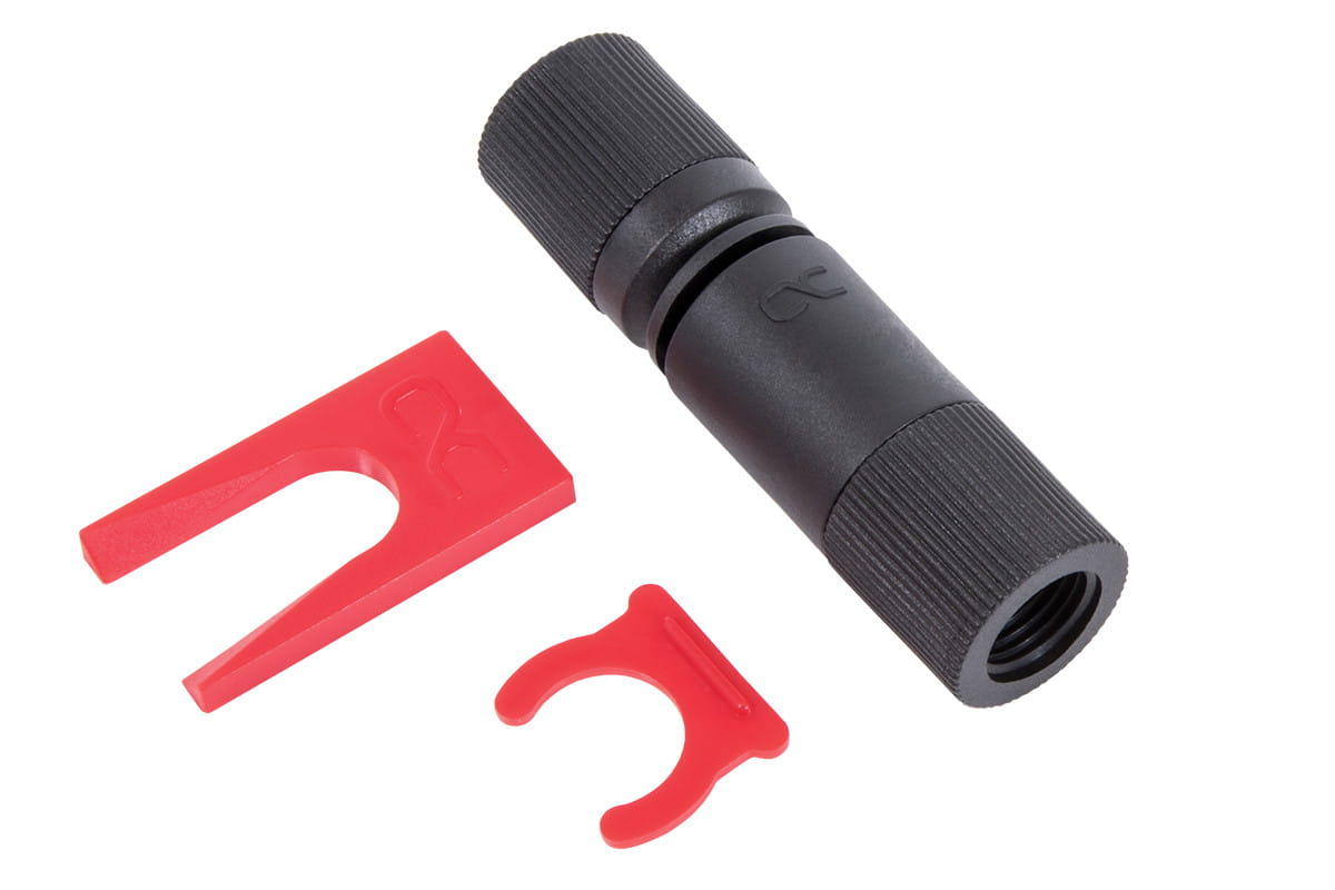 Alphacool ES quick release coupling set G1/4 IG/IG - PushIn Industry Version