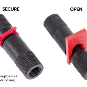 Alphacool ES quick release coupling set G1/4 IG/IG - PushIn Industry Version