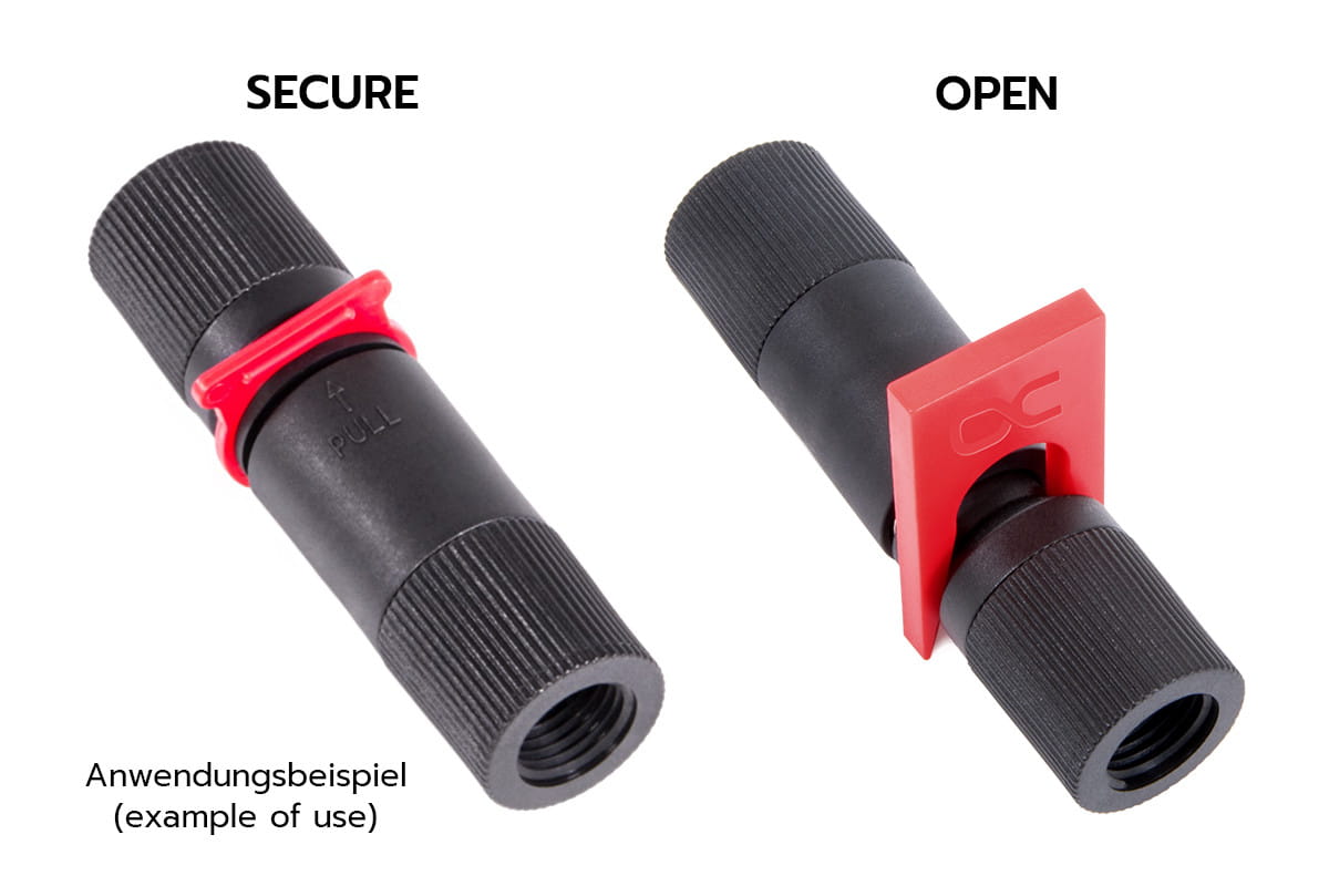 Alphacool ES quick release coupling set G1/4 IG/IG - PushIn Industry Version