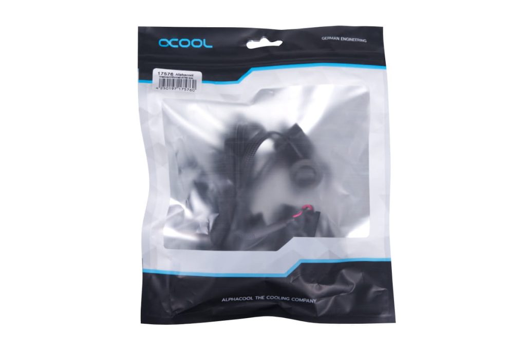 Alphacool Core temperature sensor G1/4 IG/IG with C/F display - Deep Black