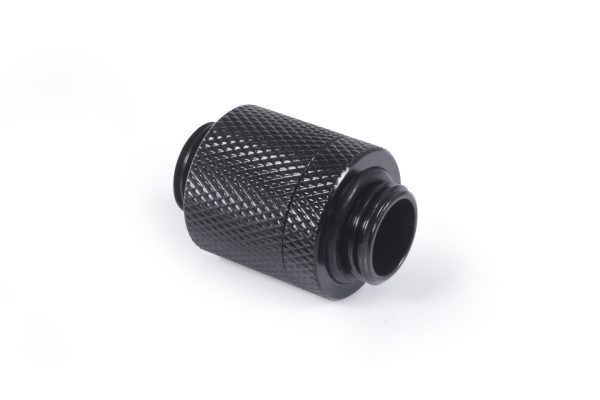 Alphacool ES D-Plug 20mm G1/4 AG to G1/4 AG – Deep Black