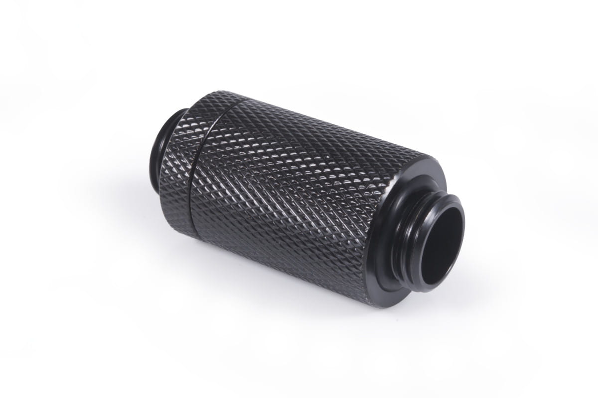 Alphacool ES D-Plug 31.5mm G1/4 AG to G1/4 AG - Deep Black : image 2