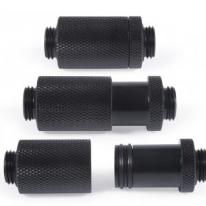 Alphacool ES D-Plug 31.5mm G1/4 AG to G1/4 AG - Deep Black : image 3