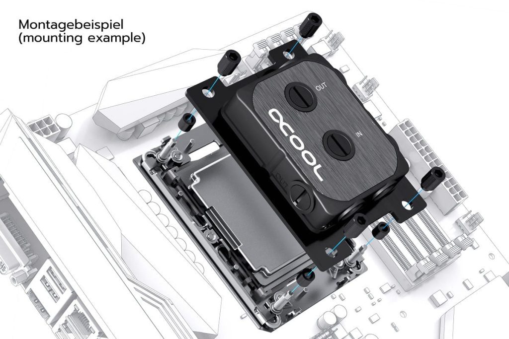 Alphacool Eisblock XPX Pro LGA 4189 Intel Mounting Bracket : image 3