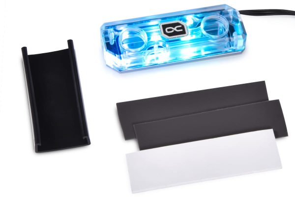 Alphacool HDX Apex Acrylic aRGB M.2 2280 SSD Cooler