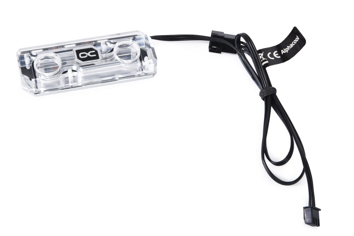 Alphacool HDX Apex Acrylic aRGB M.2 2280 SSD Cooler