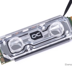 Alphacool HDX Apex Acrylic aRGB M.2 2280 SSD Cooler