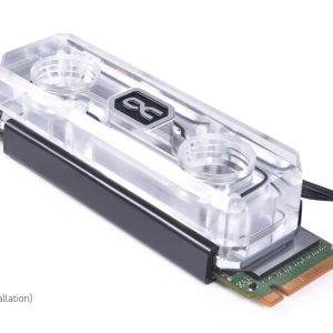 Alphacool HDX Apex Acrylic aRGB M.2 2280 SSD Cooler