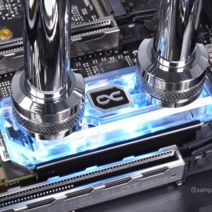Alphacool HDX Apex Acrylic aRGB M.2 2280 SSD Cooler
