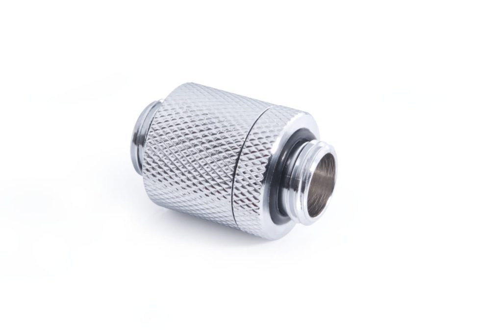 Alphacool ES D-Plug 20mm G1/4 AG to G1/4 AG - Chrome