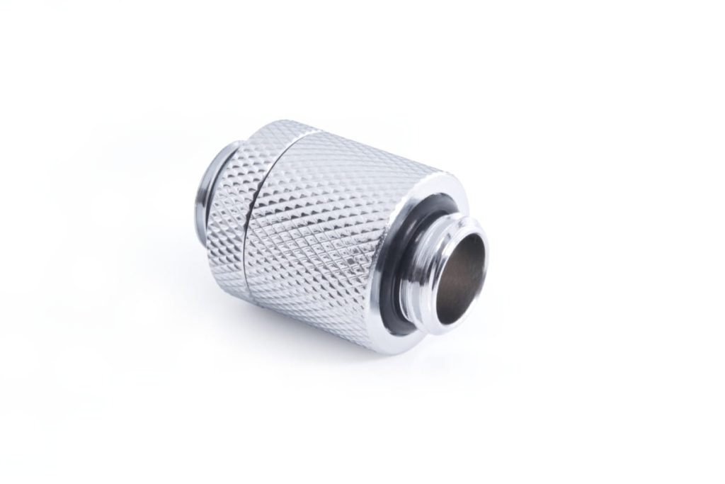 Alphacool ES D-Plug 20mm G1/4 AG to G1/4 AG - Chrome