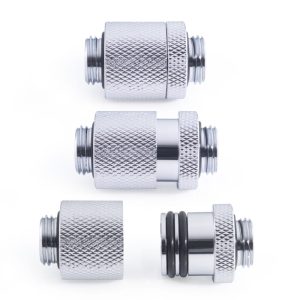 Alphacool ES D-Plug 20mm G1/4 AG to G1/4 AG - Chrome