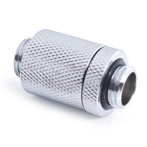 Alphacool ES D-Plug 25.5mm G1/4 AG to G1/4 AG - Chrome