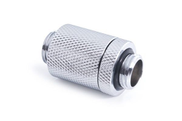 Alphacool ES D-Plug 25.5mm G1/4 AG to G1/4 AG – Chrome