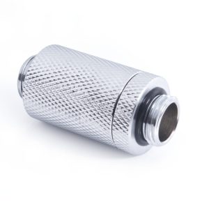 Alphacool ES D-Plug 31.5mm G1/4 AG to G1/4 AG - Chrome : image 1