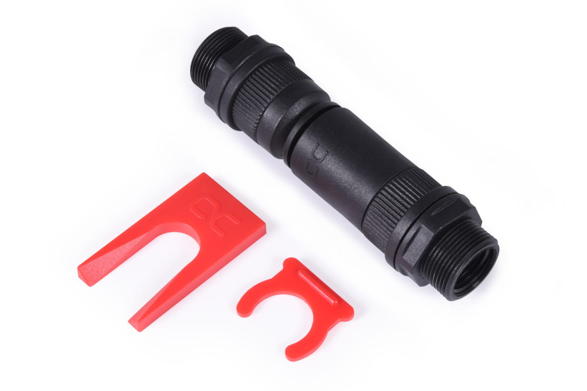 Alphacool ES quick release coupling set IG/IG - bulkhead fitting PushIn Industry