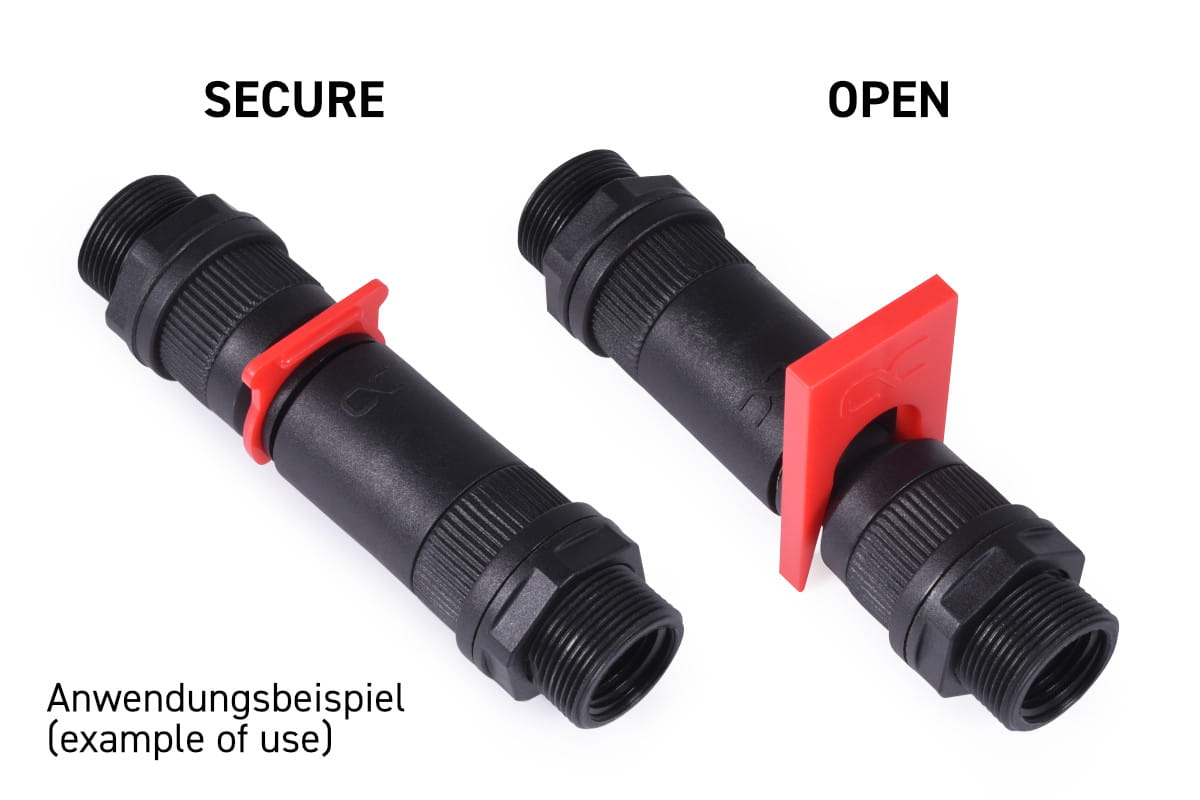 Alphacool ES quick release coupling set IG/IG - bulkhead fitting PushIn Industry