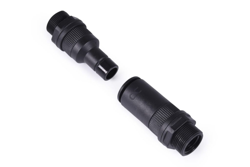 Alphacool ES quick release coupling set IG/IG - bulkhead fitting PushIn Industry