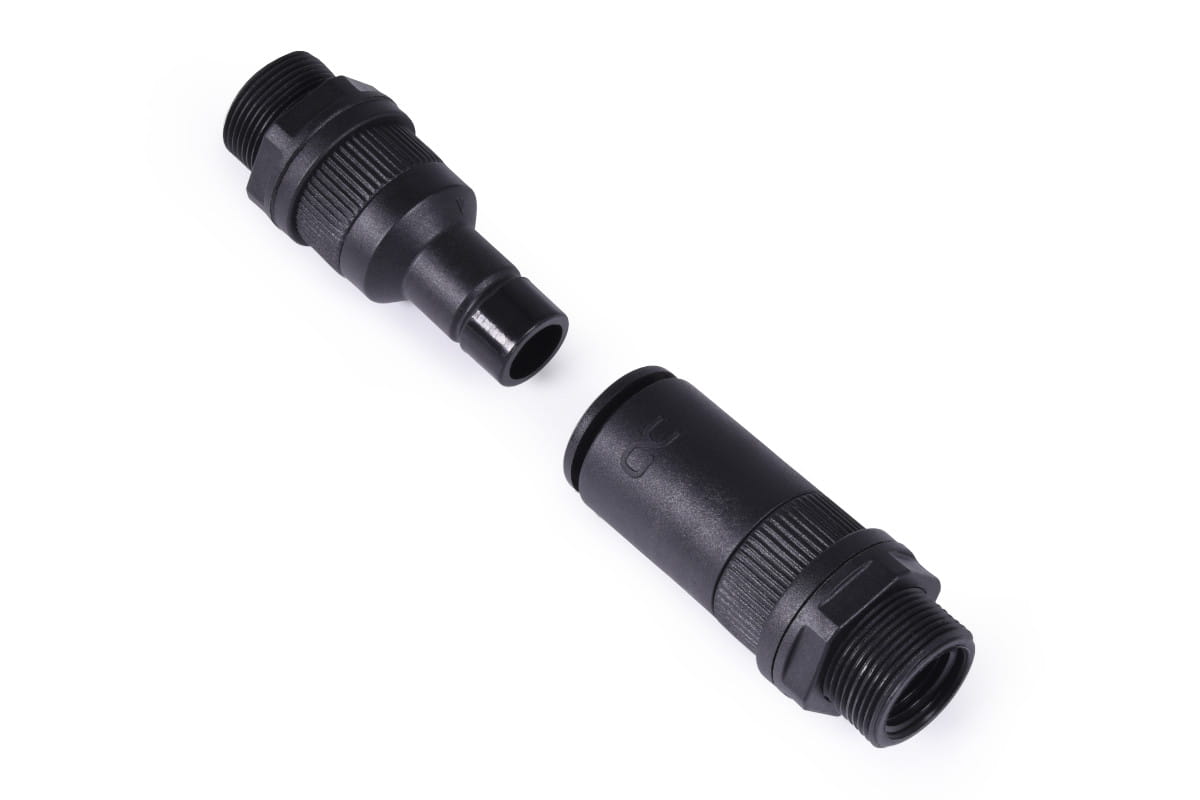 Alphacool ES quick release coupling set IG/IG - bulkhead fitting PushIn Industry