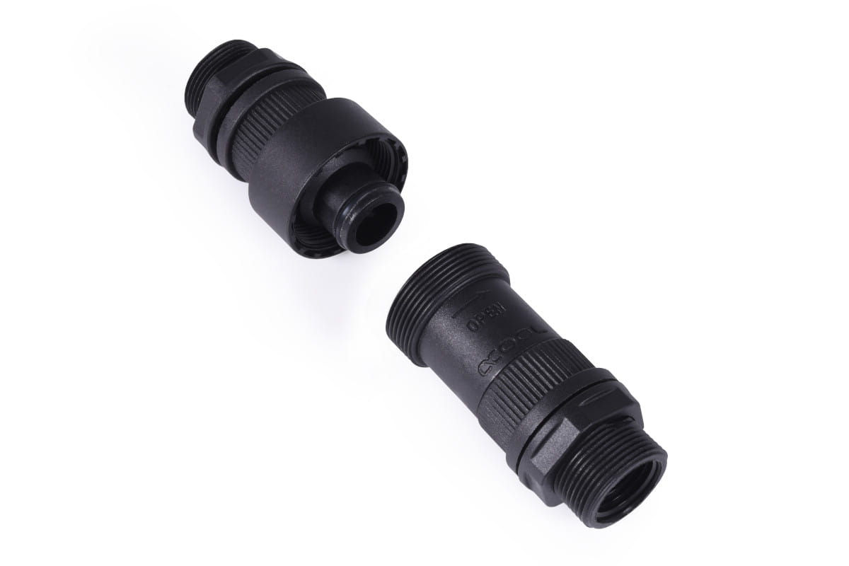 Alphacool HF quick release coupling set IG/IG - bulkhead fitting