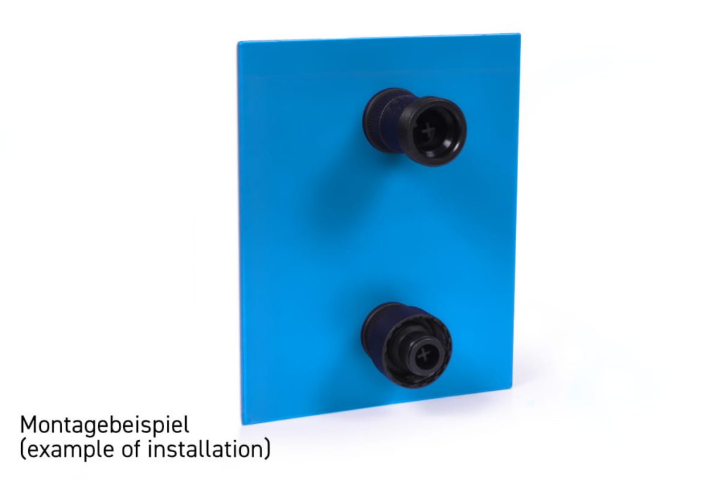 Alphacool HF quick release coupling set IG/IG - bulkhead fitting