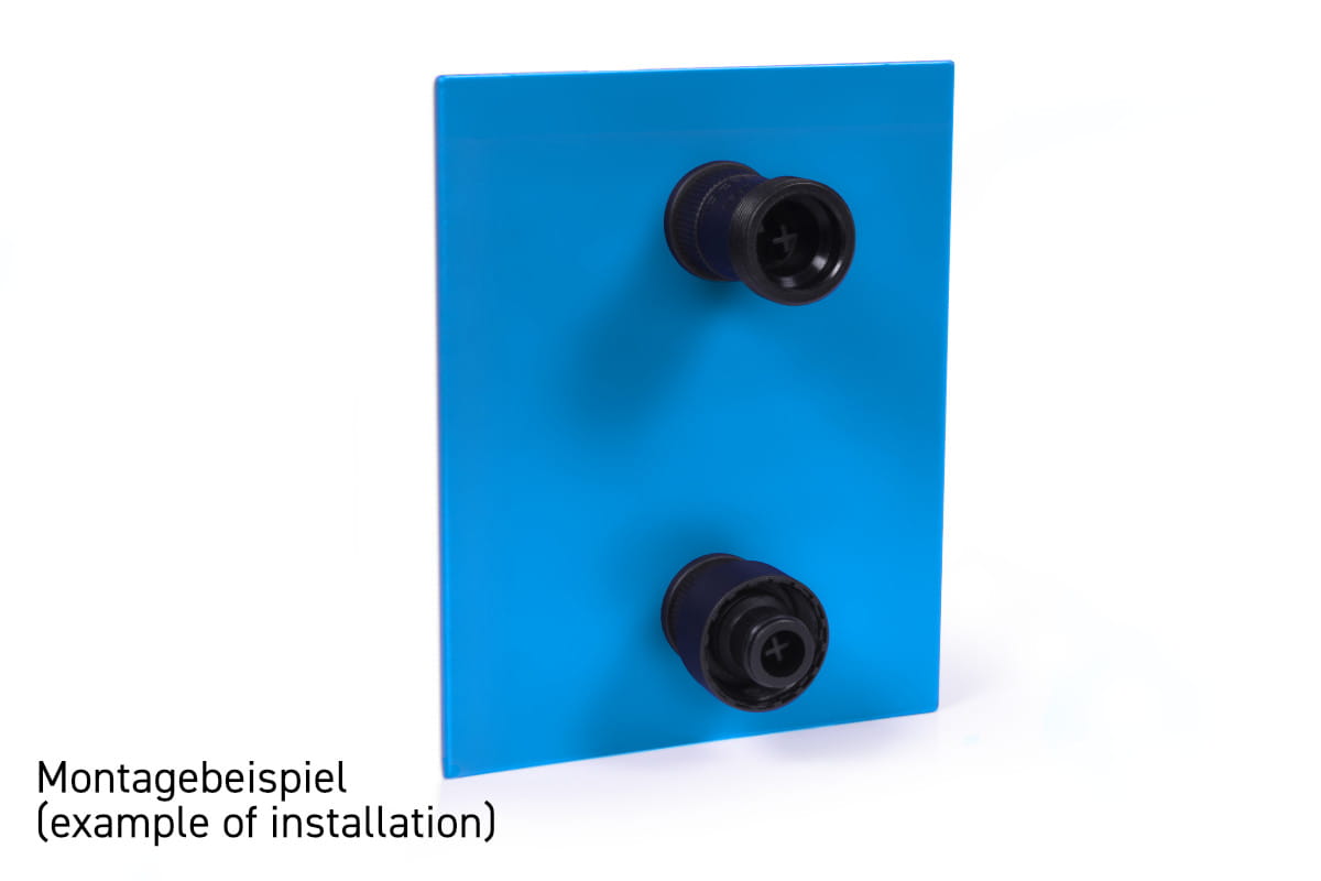 Alphacool HF quick release coupling set IG/IG - bulkhead fitting
