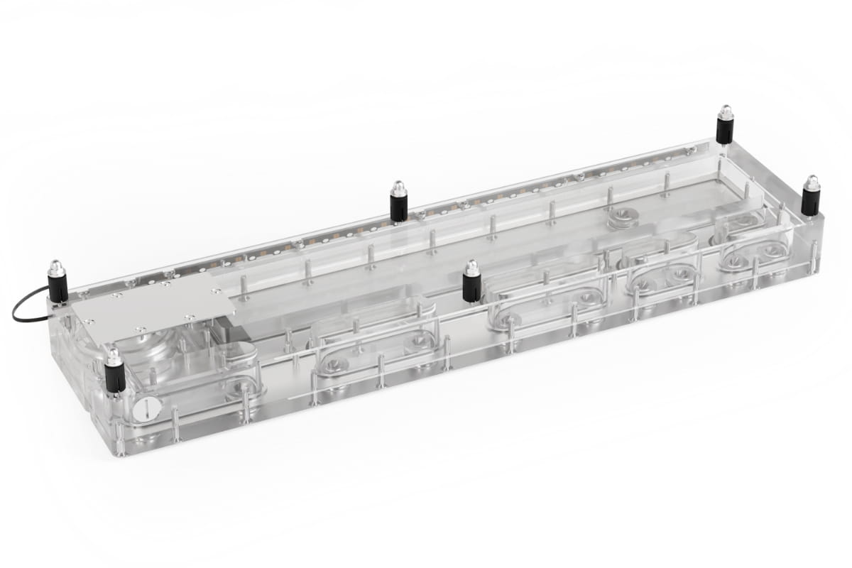 Alphacool Core Distro Plate 480 Links with VPP D5 Apex Pumpe