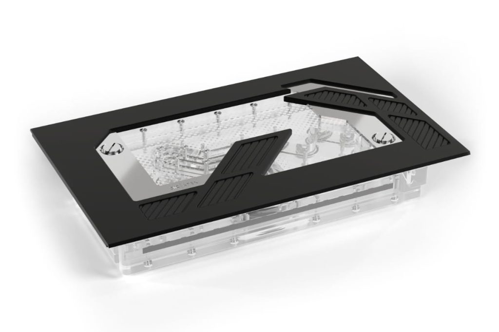 Alphacool Apex Distroplate for Dark Base Pro 901 with Apex D5 Pump - Black