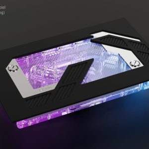 Alphacool Apex Distroplate for Dark Base Pro 901 with Apex D5 Pump - Black