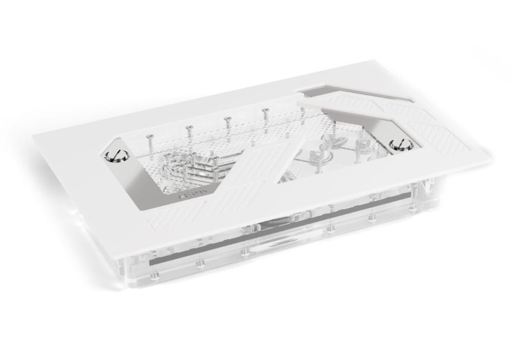 Alphacool Apex Distroplate for Dark Base Pro 901 with Apex D5 Pump - White