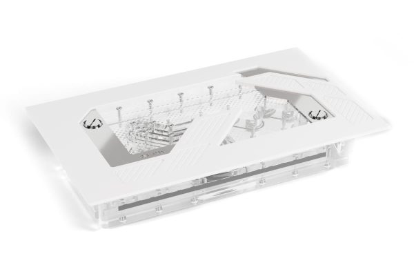 Alphacool Apex Distroplate for Dark Base Pro 901 with Apex D5 Pump – White