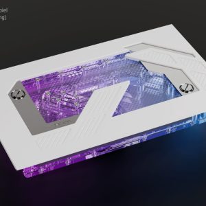 Alphacool Apex Distroplate for Dark Base Pro 901 with Apex D5 Pump - White