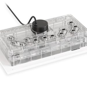 Alphacool Apex Distroplate for Dark Base Pro 901 with Apex D5 Pump - White