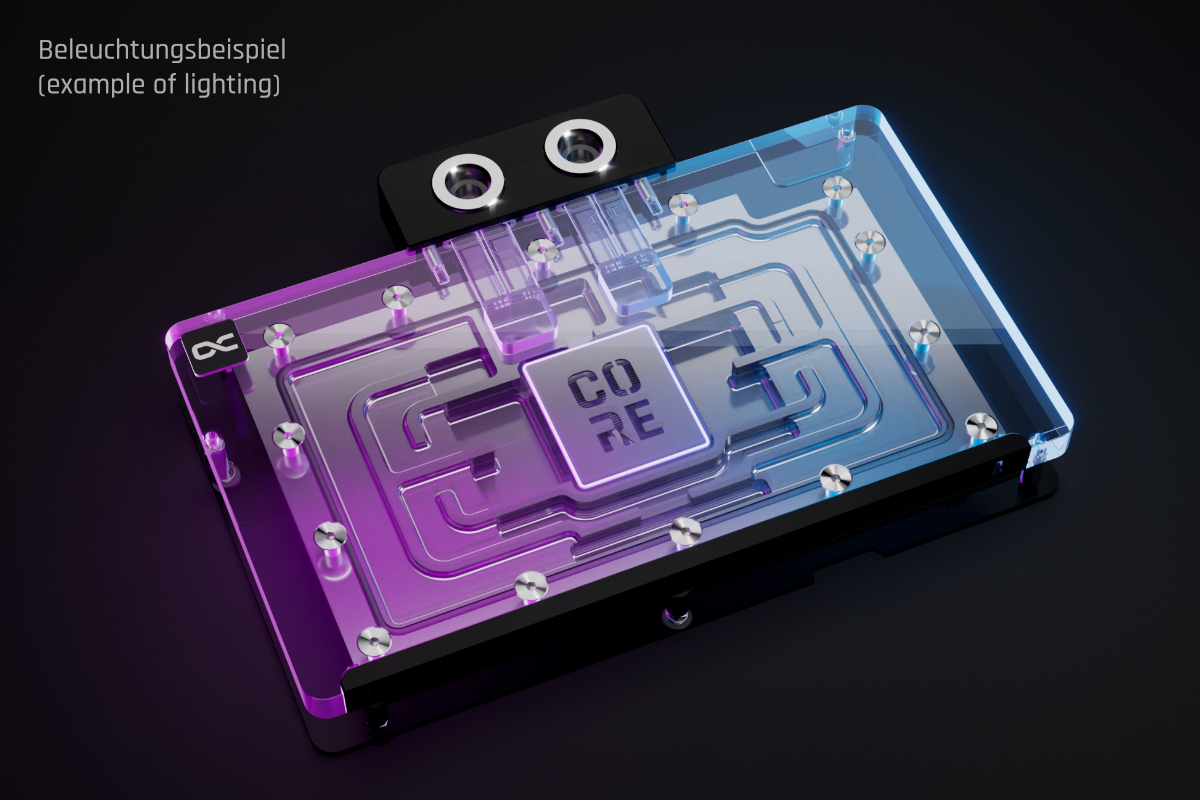 Alphacool Core Geforce RTX 5090 Gamerock + Phantom with Backplate