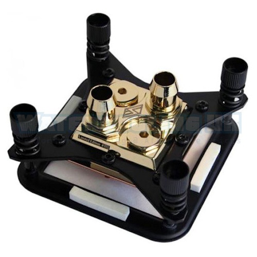 Swiftech Apogee HD 4-Port Waterblock for Intel and AMD - Limited Edition 24k Gold