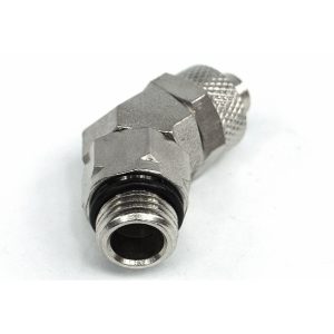 10/8mm (8x1mm) Compression Fitting G1/4 45- Rotary