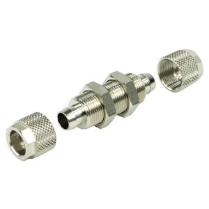 10/8mm (8x1mm) straight bulkhead fitting