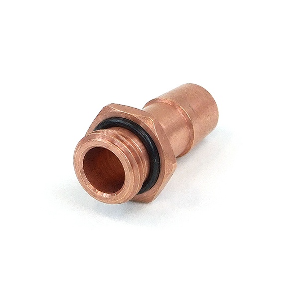 10mm (3/8) Fitting G1/4 With O-Ring (High-Flow) - Copper Plated