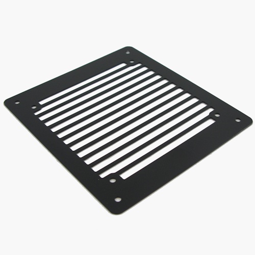 120mm Stripes Radiator Grill - Black
