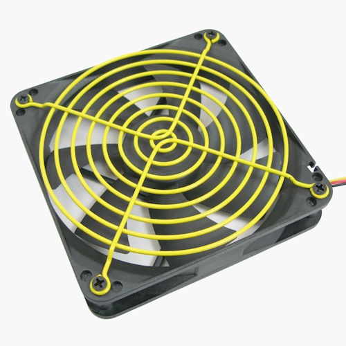 120mm Standard Fan Guard - Yellow