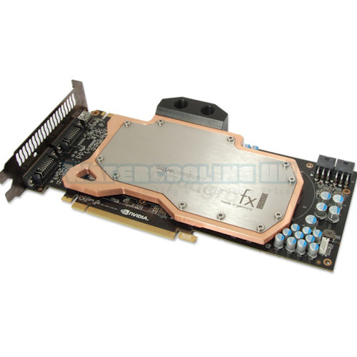 Aquacomputer GeForce GTX 470 / 1280 MB GDDR5 - PCIe with mounted aquagraFX