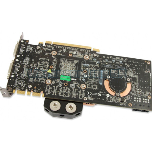 Aquacomputer GeForce GTX 470 / 1280 MB GDDR5 - PCIe with mounted aquagraFX