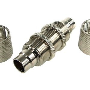 13/10mm (10x1,5mm) straight bulkhead-fitting - knurled
