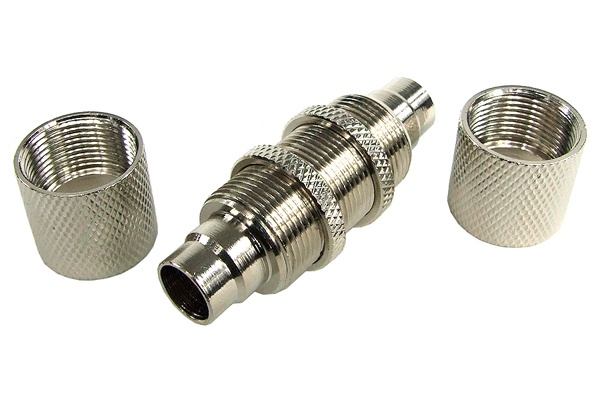 13/10mm (10x1,5mm) straight bulkhead-fitting - knurled