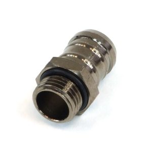 13mm (1/2) Barbed Fitting G1/4 With O-Ring (3-Style) - Black Nickel