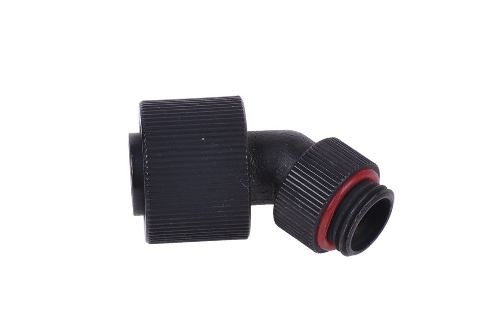 16/13mm compression fitting 45- revolvable G1/4 - compact - matte black